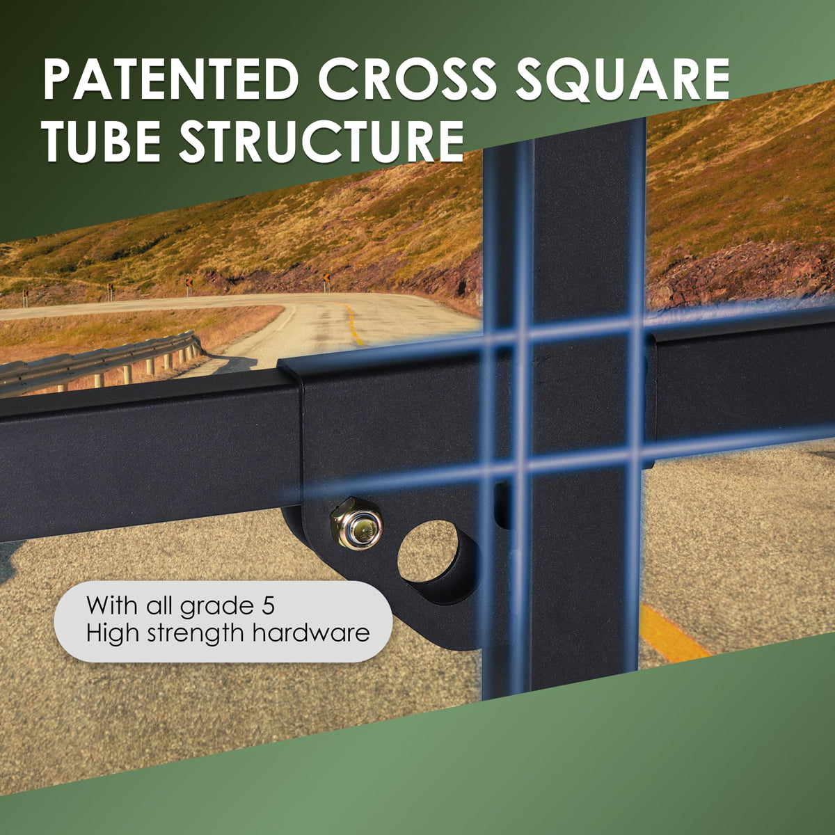 Patented Cross Square Tube Structure