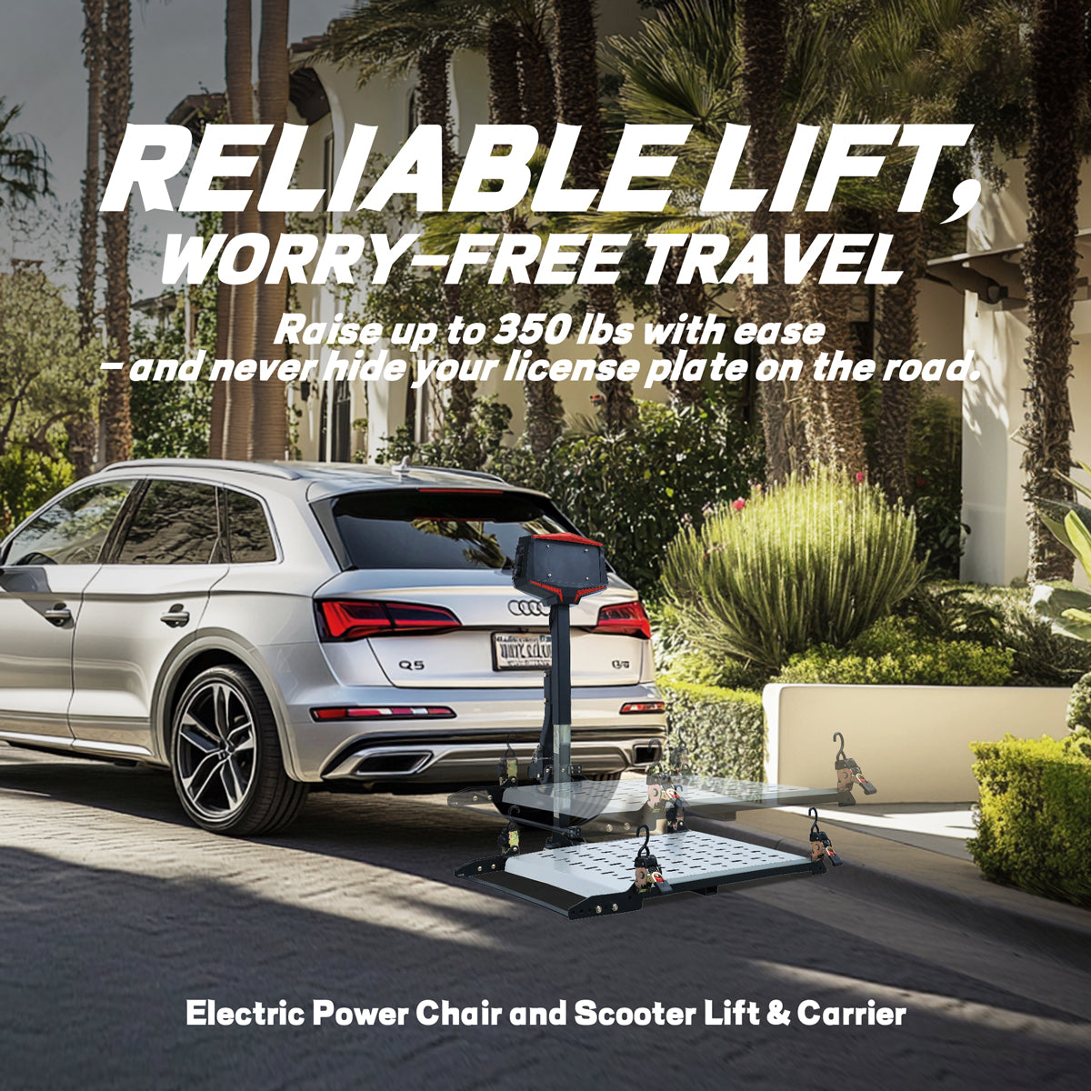Electric Power Chair and Scooter Lift and Carrier