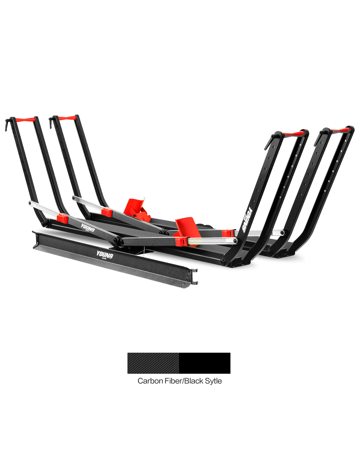 200lbs Capacity Tire-Clamp E-bike Rack with Ramp